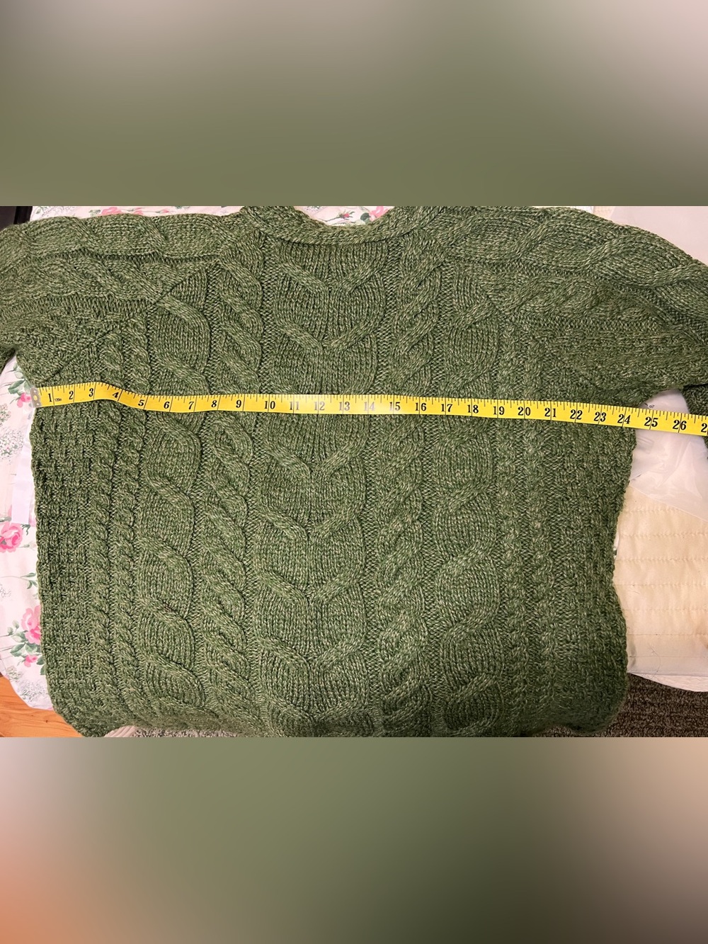 Aran Sweater Market Super Soft Luxury Cable Knit Aran XL - Picture 9 of 10